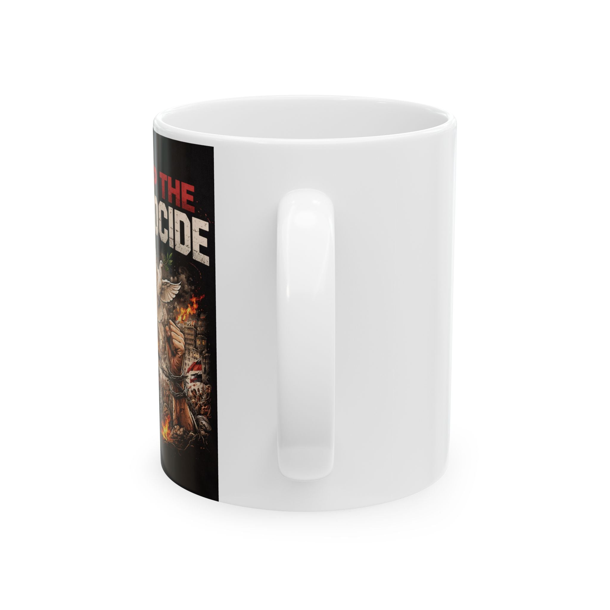 Ceramic Mug — 'Into the Fireside' Horror Movie Design (11oz, 15oz)