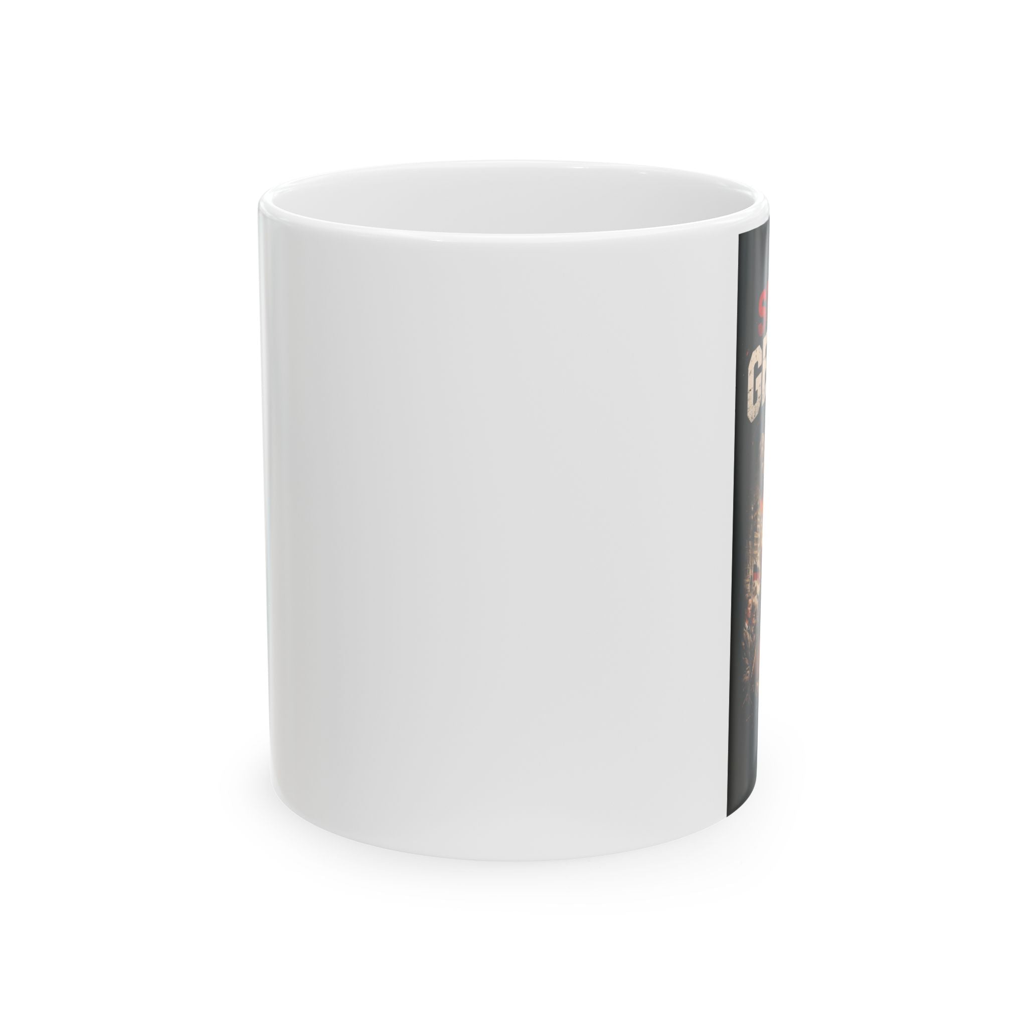 Ceramic Mug — 'Into the Fireside' Horror Movie Design (11oz, 15oz)